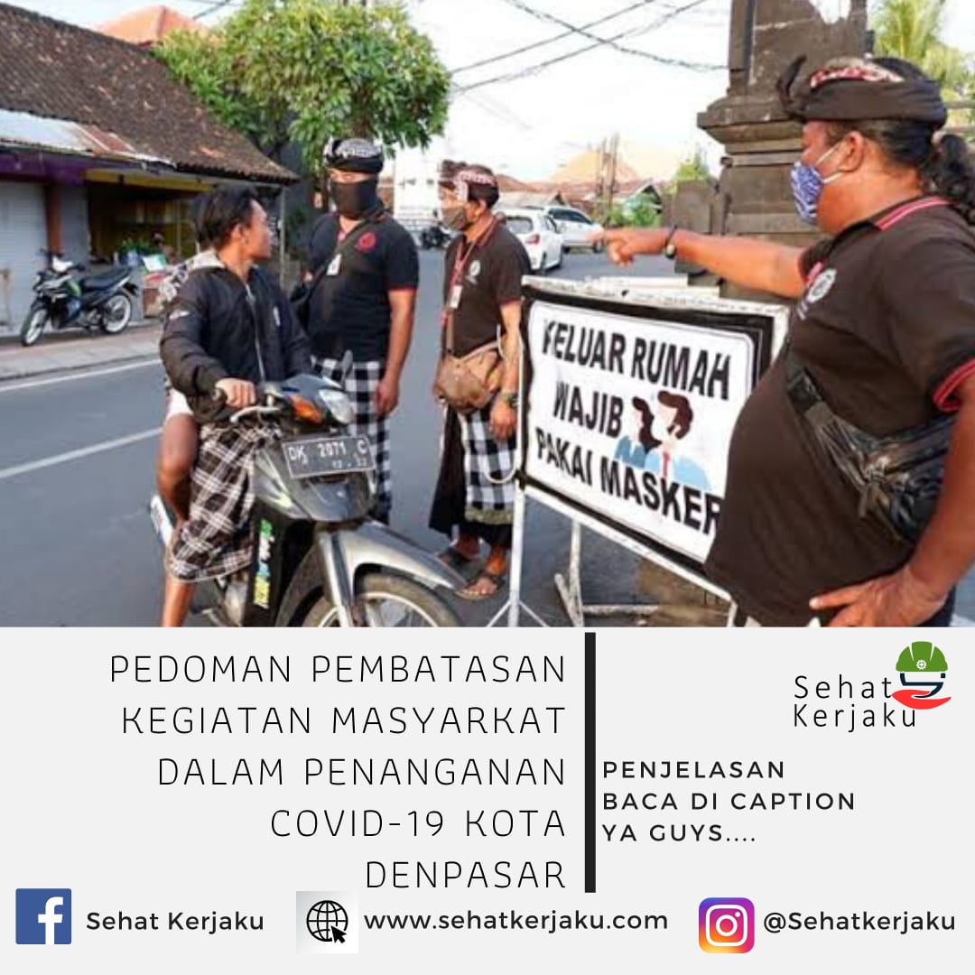 PEDOMAN PEMBATASAN KEGIATAN MASYARAKAT DALAM PENANGANAN COVID-19 KOTA DENPASAR