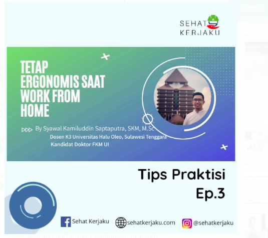 Tetap Ergonomis Saat Work From Home